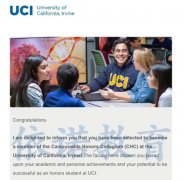 UCI荣誉学院录取